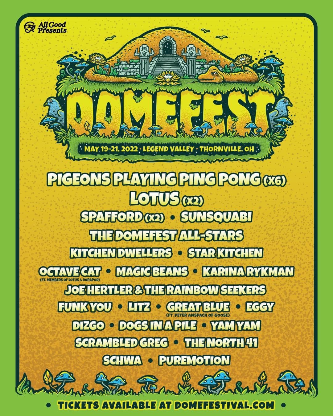 Domefest May 19-21, 2022