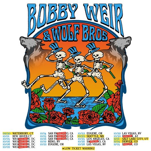 Bobby Weir & Wolf Bros featuring The Wolfpack this fall!
