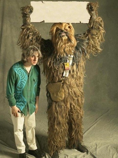 Create KindPics Post or eCards with Mike Gordon from Phish and Chewbacca