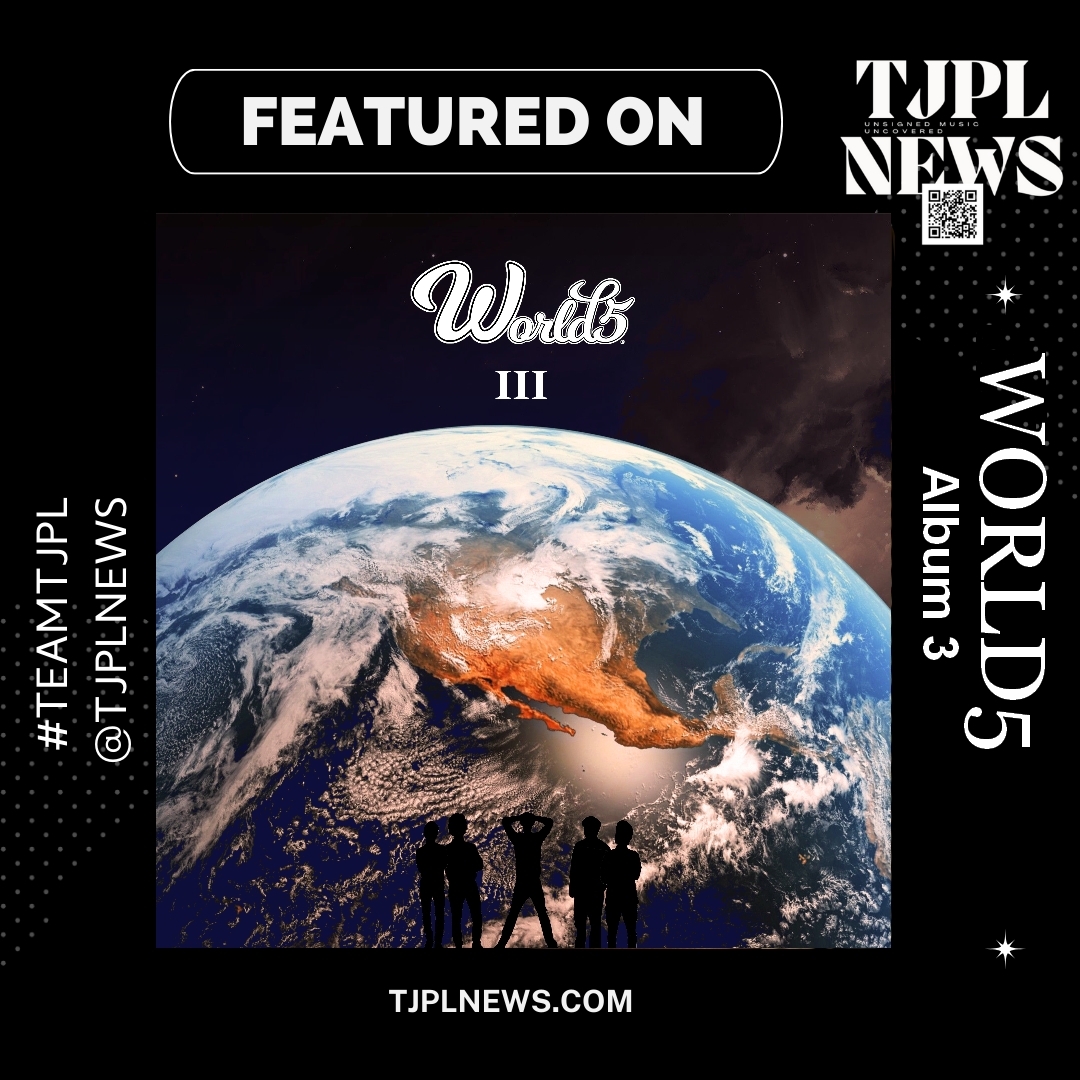 WORLD5´s new album “3” featured in the TJPL News Magazine.