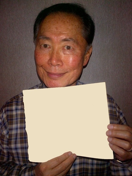 Create KindPics Post or eCards with George Takei from Star Trek and the Howard Stern Show